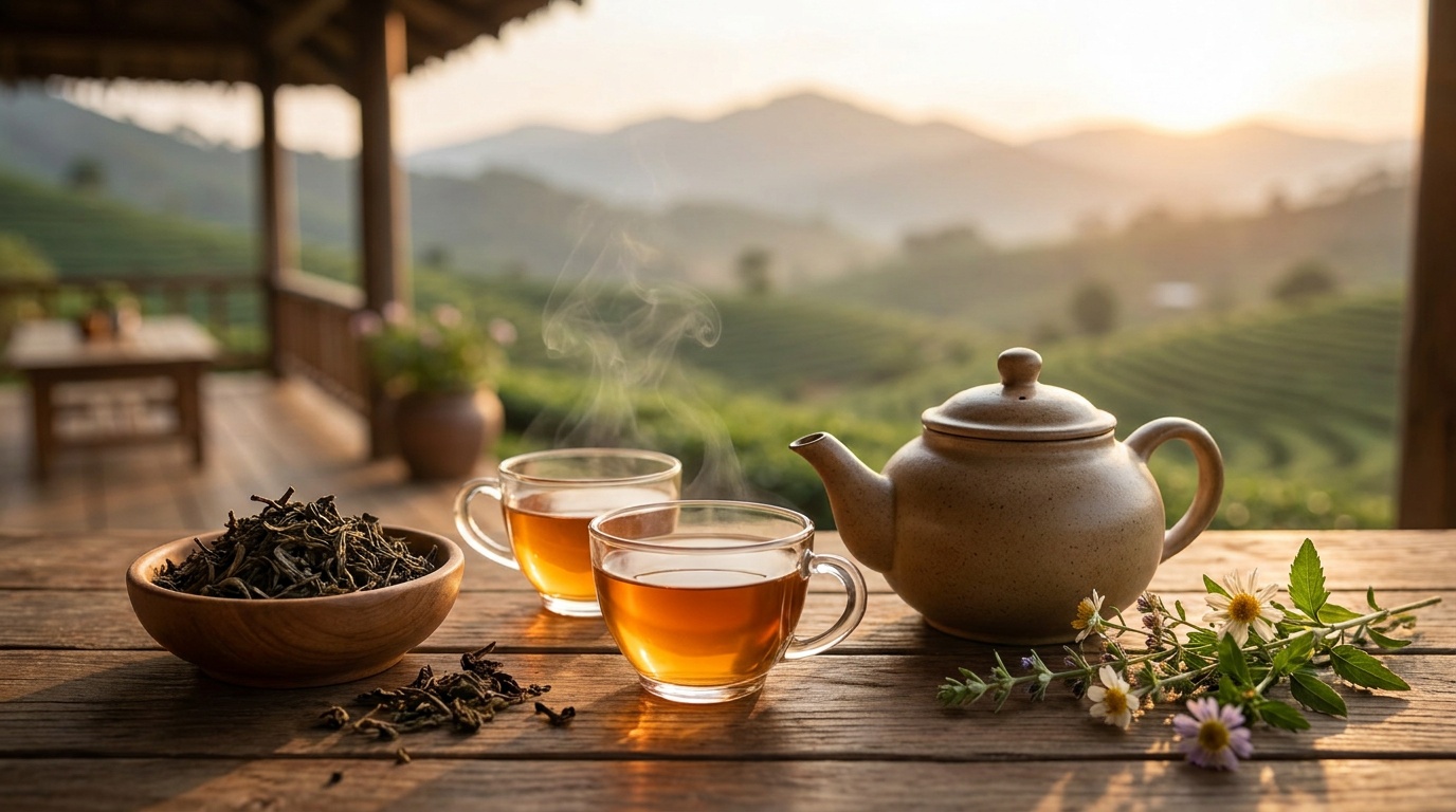Thé oolong | guide et secrets du thé bleu [pro 2026] - Belles Du Monde